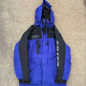 Eddie Bauer (EBTEK) hooded puffer ski jacket